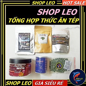 Thức Ăn Tép Cảnh Cao Cấp Từ Nhật Bản - cám cho tép cảnh - Benibachi-Bee Growns- Rau Bina - Tảo viên Spirulina - shopleo