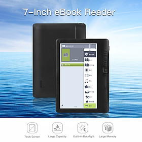 BK7019 Portable e-Book Reader 8GB 7inch Multifunction E-Reader Backlight Color LCD Display Screen