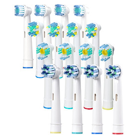 Bộ 16 đầu bàn chải đánh răng điện thay thế cho chỉ nha khoa
