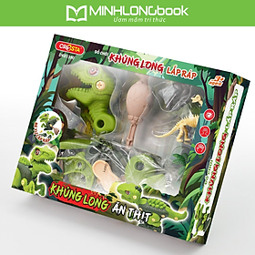 Đồ Chơi DUKA: Khủng Long Lắp Ghép - Khủng Long Ba Sừng/Khủng Long Bạo Chúa/Khủng Long Ăn Thịt