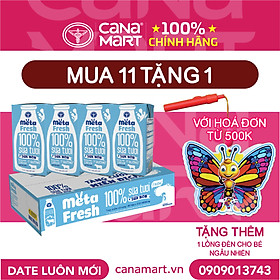 Thùng sữa tươi Nutricare Meta Fresh Ít Đường sữa non tăng cường miễn dịch