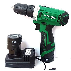 MÁY KHOAN PIN 14.4V HT8612 HTCOM (2 PIN + 1 SẠC) - HÀNG CHÍNH HÃNG