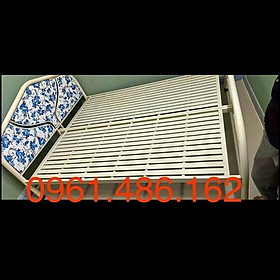 Mua Giường sắt khung tròn - ngang 1m6 dài 2m - BH 1 năm - freeship hcm