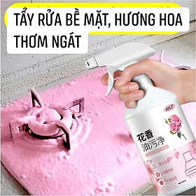 Chai xịt tẩy rửa nhà vệ sinh, nhà bếp dung tích 500ml dạng bọt mùi hoa anh đào