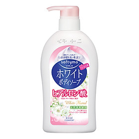 Sữa Tắm Sáng Da Kosé Cosmeport Softymo White Body Soap - White Floral (600ml)