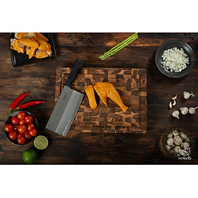 Mua Thớt gỗ Teak Kaiyo đầu cây  thớt gỗ siêu bền của MASTER CHEF hàng xuất Châu Âu  Mỹ cao cấp