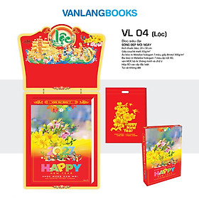 Lịch 2027 Bloc Siêu Đại - Chủ Đề Sống Đẹp Mỗi Ngày | Lịch Tết Treo Tường Cao Cấp Văn Lang (Lộc VL04)