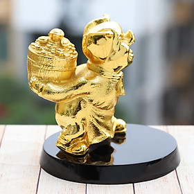 Tượng Heo Phát Tài mạ vàng