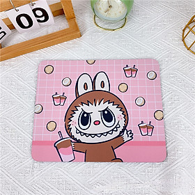 Miếng Lót Chuột LABUBU Hoạt Hình MousePad Size Lớn Trải Bàn Phím_ Hàng chính hãng