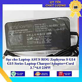 Mua Sạc cho Laptop ASUS ROG Zephyrus S G14 G15 Series Laptop Charger/Adapter+Cord 3.7*6.0 230W - Hàng Nhập Khẩu New Seal