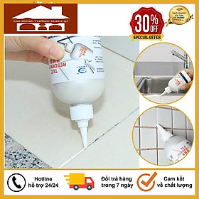 Sơn Kẻ Chỉ Gạch Tường, Sàn Nhà Giúp Trắng Sáng Viền Gạch Nát - Siêu Tiện Dụng