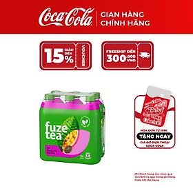 Lốc 6 Chai Trà Chanh Dây Và Hạt Chia 450ml/Chai Coca-Cola Official Store Sale 25.10_TK