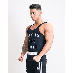 Áo ba lỗ nam tập gym SKY IS THE LIMIT dây nhỏ khoe trọn khuôn ngực