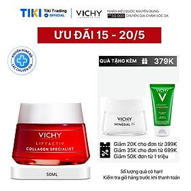 Kem dưỡng ngăn ngừa lão hóa, làm săn chắc da Vichy Liftactiv Collagen Specialist 50ml