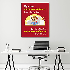 Tranh động lực Sẽ sớm nhận được nhiều hơn những gì bạn đã làm-Model: AZ1-0425