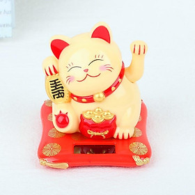 Mua Mèo thần tài vẫy tay chạy bằng năng lượng mặt trời mang lại may mắn cho gia chủ