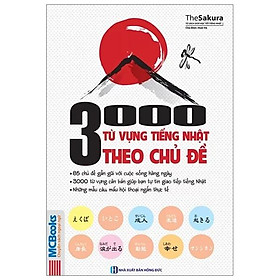 Hình ảnh sách 3000 Từ Vựng Tiếng Nhật Theo Chủ Đề