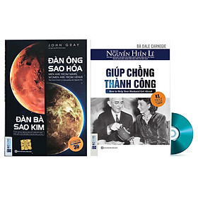 Combo Đàn Ông Sao Hỏa Đàn Bà Sao Kim Và Giúp Chồng Thành Công Tặng DVD Sách Nói Tìm Lại Tình Yêu