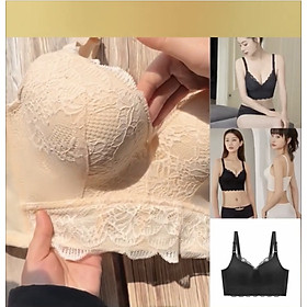 Áo lót Bra Corset không gọng đệm dày 6cm siêu nâng đẩy tạo khe tự nhiên, Áo ngực bản to che mỡ lưng mỡ nách nâng ngực HQ