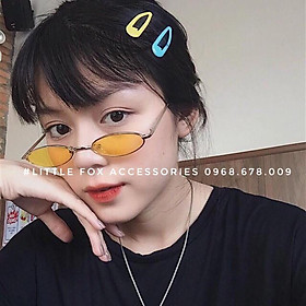 Kính râm kính mát nam nữ nhỏ xíu oval Sơn Tùng MTP