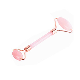 Rose Quartz Roller Face Massager Natural Jade Facial Slimming Massage Roller Stone Reduce Wrinkles Puffiness Skin Care