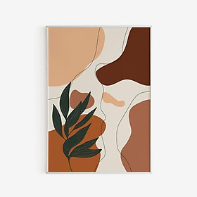 Tranh treo tường | Tranh Bloobs of Color Poster, Terracota Abstract Art Print, Abstract Shapes Poster
