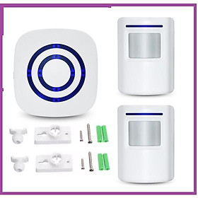 Mua Chuông báo khách tự động không dây 2 cảm biến 1 chuông