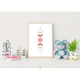 Tranh treo tường | Tranh cho bé-Moon Wall Art,Moon Print 41 , tranh canvas giá rẻ