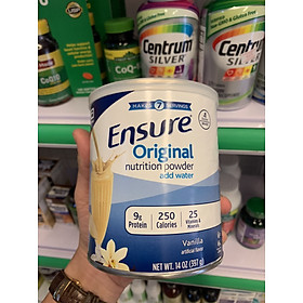 Sữa bột Ensure Original Nutrition Powder (397g) mẫu mới - Thùng 06 hộp