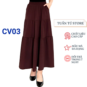 Chân Váy Nữ Sành Điệu Chất Liệu Cotton Đủ Size Cho Mọi Người Từ 45kg tới 70kg - Tuấn Tú Store