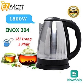 Mua Ấm Siêu Tốc Inox Cao Cấp 1 8L