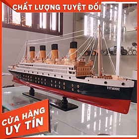 Mô Hình Tàu Titanic- Con Tàu Chở Khách Nổi Tiếng Nhất Thế Giới Dài 40cm Gỗ Tự Nhiên 100%