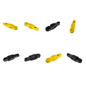 8x Heavy Tension Snap Release Clip for Kite Offshore Fishing Yelloe+Black