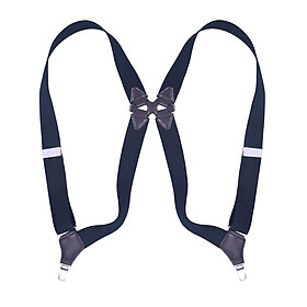 Suspenders for Men, Adjustable Suspenders with Elastic Straps X