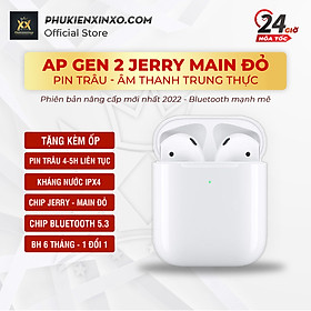 Mua Tai nghe Bluetooth Air 2 Jerry bản mới 2023  âm thanh trung thực  pin trâu  cảm ứng chạm  sạc không dây  BH 6 tháng 1 đổi 1 - Phụ Kiện Điện Thoại Xịn Xò