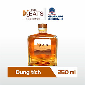 Rượu KEATs Tropical Fruits HALICO nồng độ 18 %vol chai 250ml kèm hộp