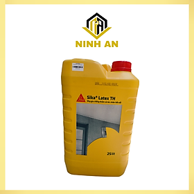 Mua SikaLatex TH-Can 25 lít  phụ gia loại nhũ tương Styrene Butadiene cải tiến được trộn với xi măng hoặc vữa ximăng-cát nhằm gia tăng tính kết dính và khả năng chống thấm