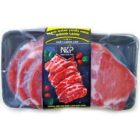 Nạc dăm cắt 1CM đông lạnh - 1kg