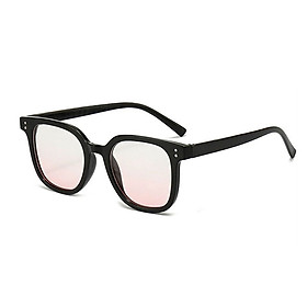 Mắt kính má hồng K0209 thời trang chống bụi gọng nhựa vuông tròn unisex nam nữ style giả cận, phong cách tri thức, quyến rũ