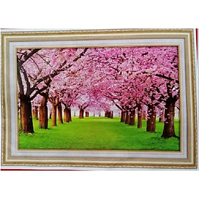 Tranh thêu chữ thập Rừng Hoa DLH-223116