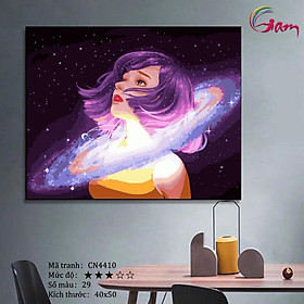Mua Tranh sơn dầu số hoá tự tô màu Gam CN4410 căng sẵn khung