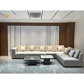 Mua Sofa băng da bò Italy Juno sofa màu vàng SFLCT12 2m4 x 1m6 hàng cao cấp chuẩn da bò nhập khẩu Ý