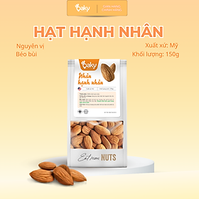 Hạt Hạnh Nhân Rang Oaky Nhập Khẩu Mỹ - Túi 150g