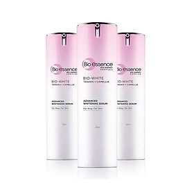 Tinh chất dưỡng trắng chuyên sâu trắng hồng rạng rỡ Bio-essence Bio-white Bio-essence white advanced whitening serum chiết xuất tanaka & camellia 30ml