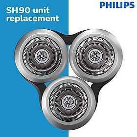 Bộ 3 lưỡi cạo râu Philips SH90 - Series 9000 (S9xxx) & Series 8000 (S8xxx) - HÀNG CHÍNH HÃNG