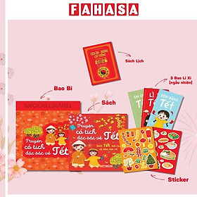 Sách - Sách Tết Mở Ra, Cả Nhà Rộn Rã - Truyện Cổ Tích Đặc Sắc Về Tết - Tặng Kèm Bao Thư + Sticker + Set 3 Bao Lì Xì + Sách Lịch Âm Dương Cát Tường 2026
