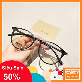 Gọng kính cận tròn, nhựa dẻo cho cả nam và nữ 506 - Tiệm kính Candy