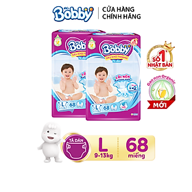 Combo 2 tã dán Bobby đệm thun thấm mồ hôi