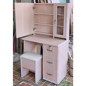 Mua Bàn trang điểm gương hộc mở 80 x 150 x 45 Cm (màu gỗ tự nhiên)