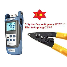 Máy đo công suất Quang MTV310 tích hợp Bút soi Quang 5Km+Kìm tuốt quang CFS-3